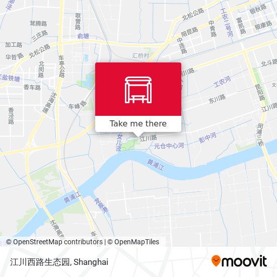 江川西路生态园 map