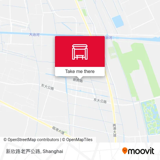 新欣路老芦公路 map