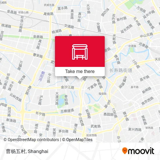 曹杨五村 map