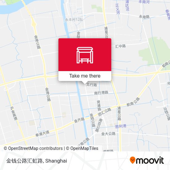 金钱公路汇虹路 map