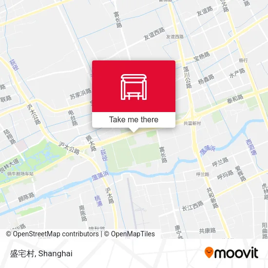 盛宅村 map
