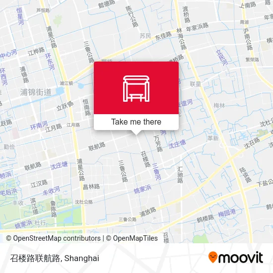 召楼路联航路 map
