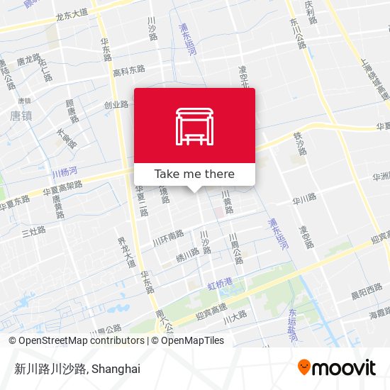 新川路川沙路 map