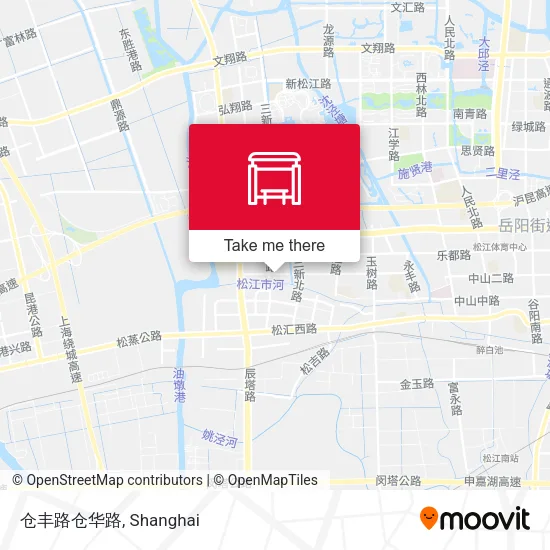 仓丰路仓华路 map