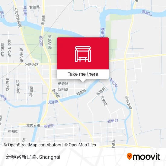 新艳路新民路 map