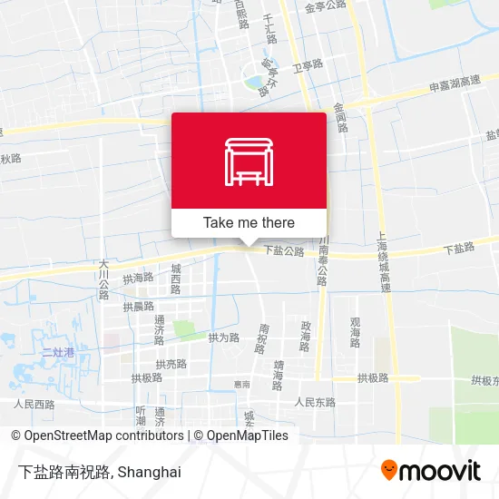 下盐路南祝路 map