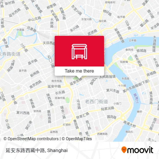 延安东路西藏中路 map