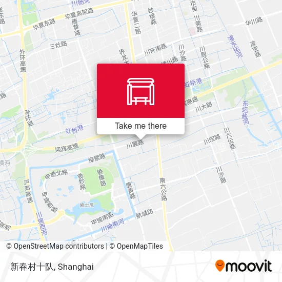 新春村十队 map