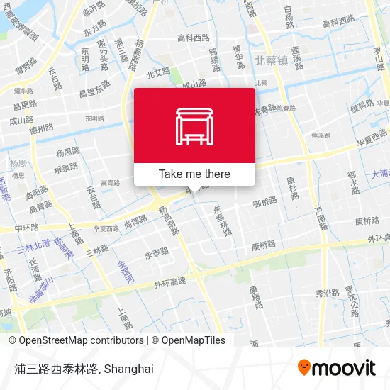 浦三路西泰林路 map