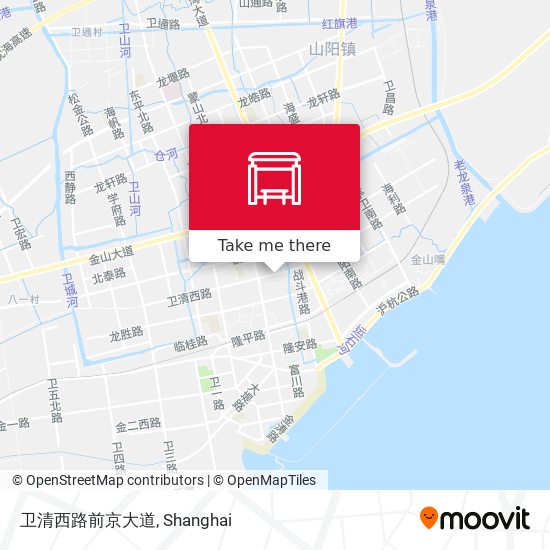 卫清西路前京大道 map