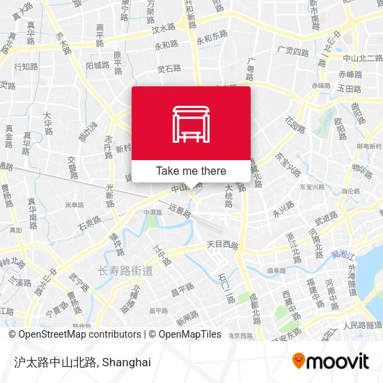 沪太路中山北路 map