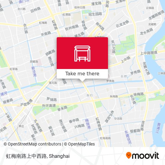 虹梅南路上中西路 map