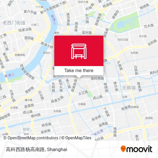 高科西路杨高南路 map