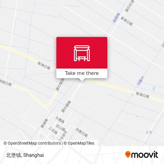 北堡镇 map