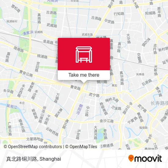 真北路铜川路 map