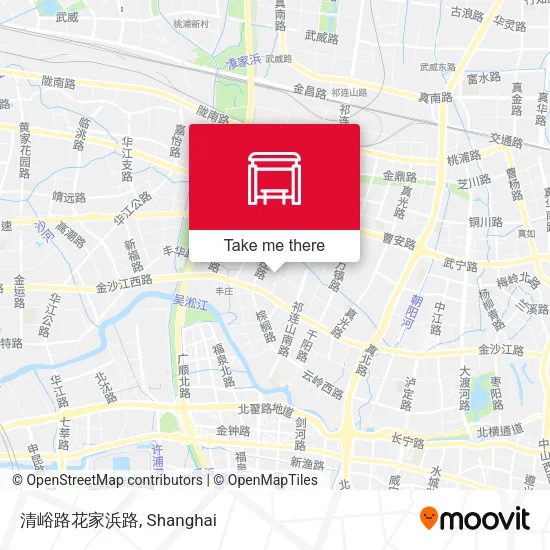 清峪路花家浜路 map