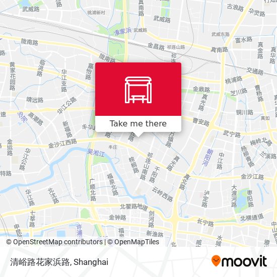 清峪路花家浜路 map