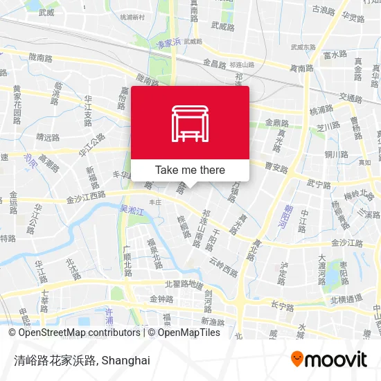 清峪路花家浜路 map