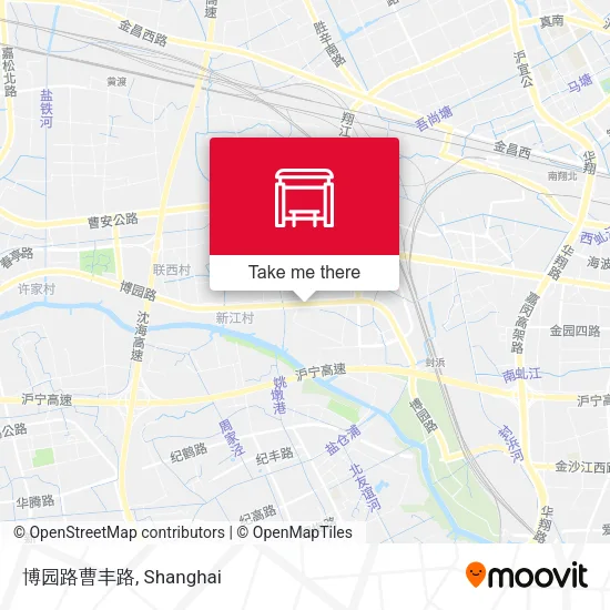 博园路曹丰路 map