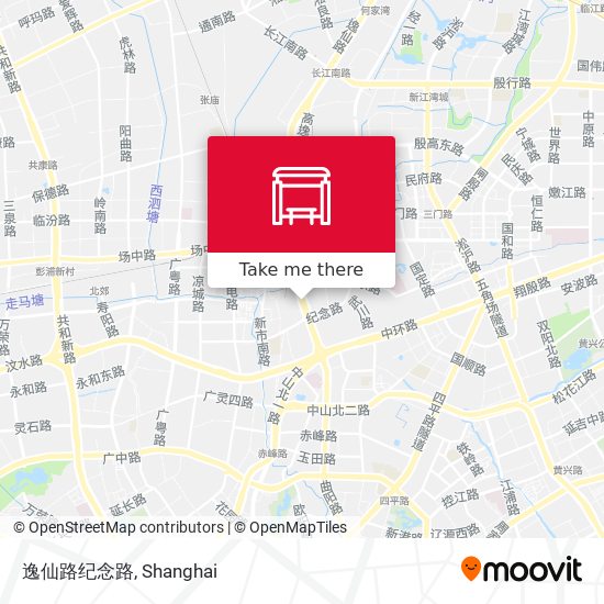 逸仙路纪念路 map