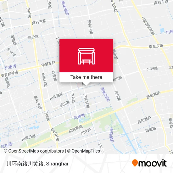 川环南路川黄路 map
