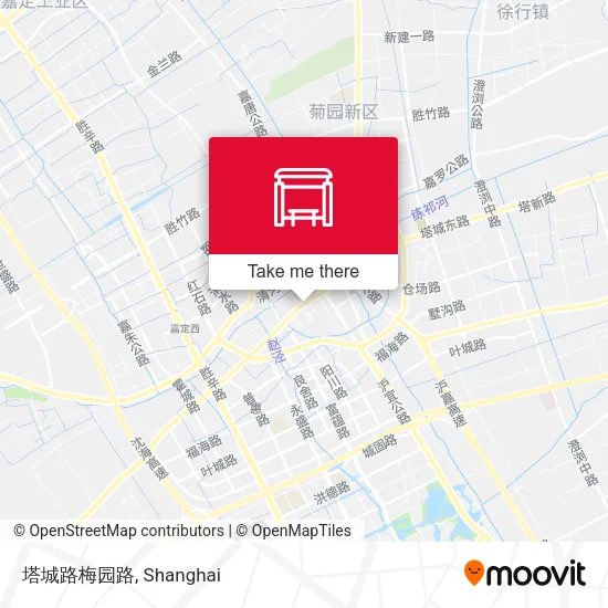 塔城路梅园路 map