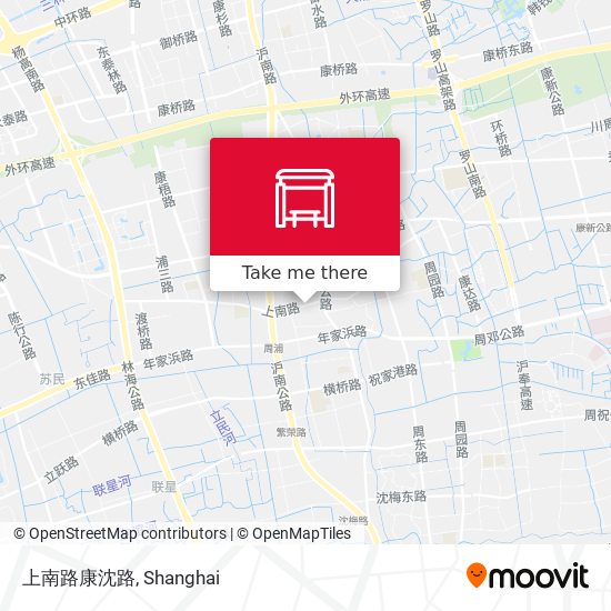 上南路康沈路 map