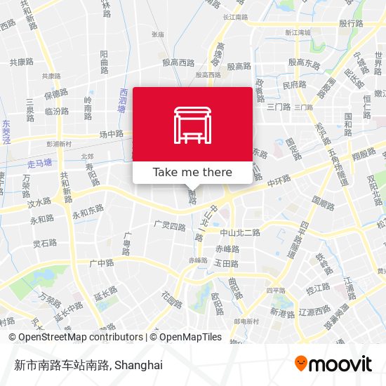 新市南路车站南路 map