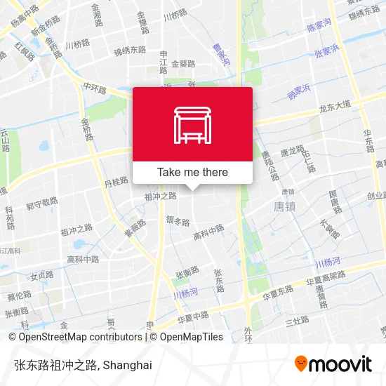 张东路祖冲之路 map