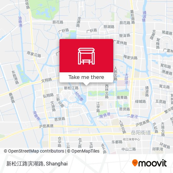 新松江路滨湖路 map