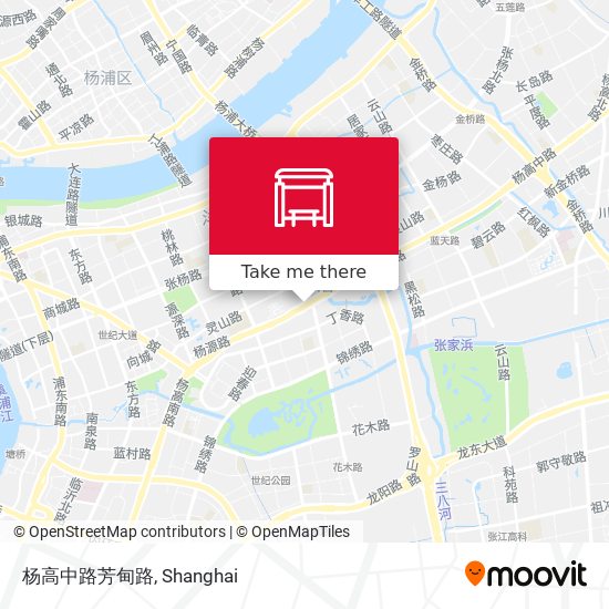 杨高中路芳甸路 map