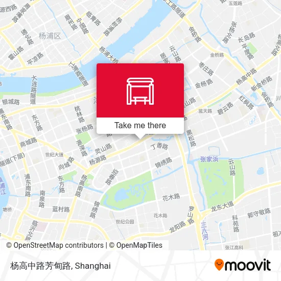 杨高中路芳甸路 map