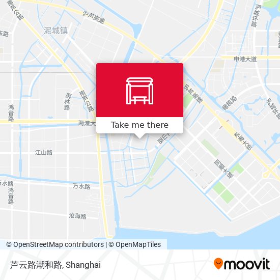 芦云路潮和路 map