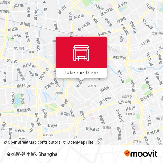 余姚路延平路 map