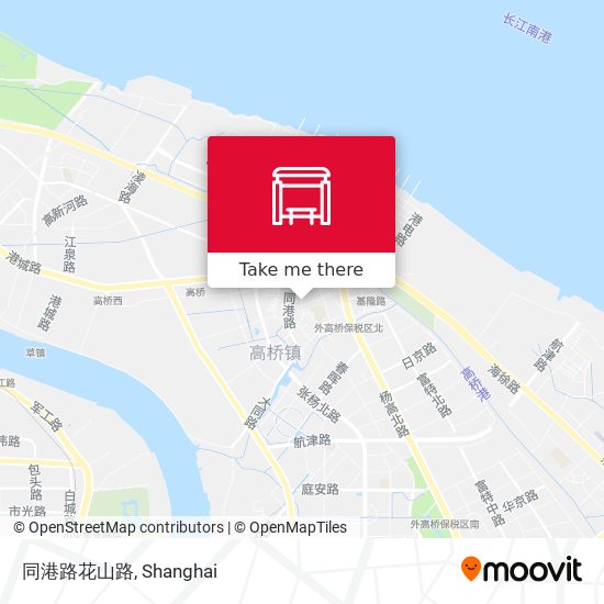 同港路花山路 map