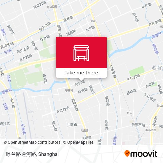 呼兰路通河路 map