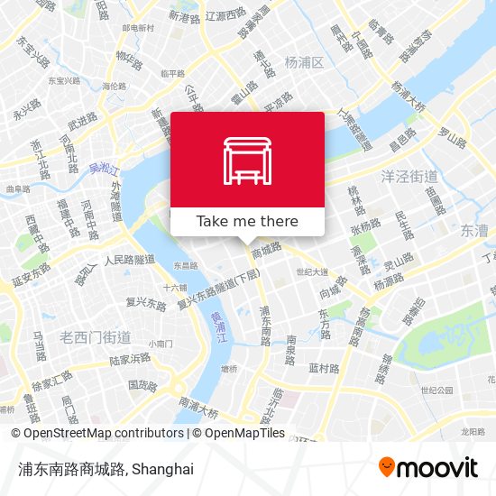 浦东南路商城路 map