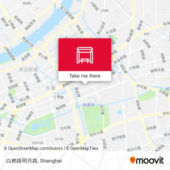 白桦路明月路 map