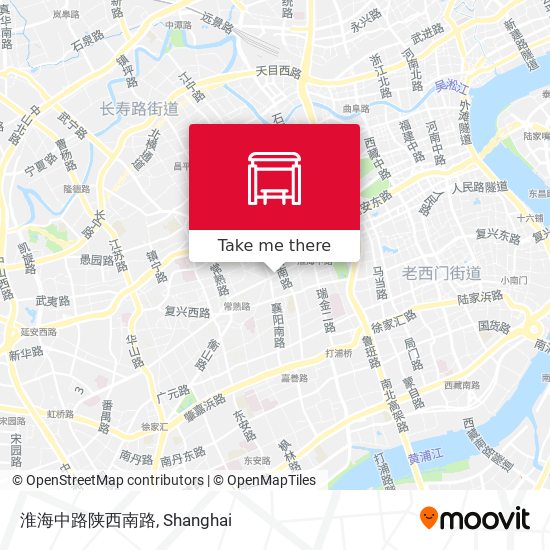 淮海中路陕西南路 map