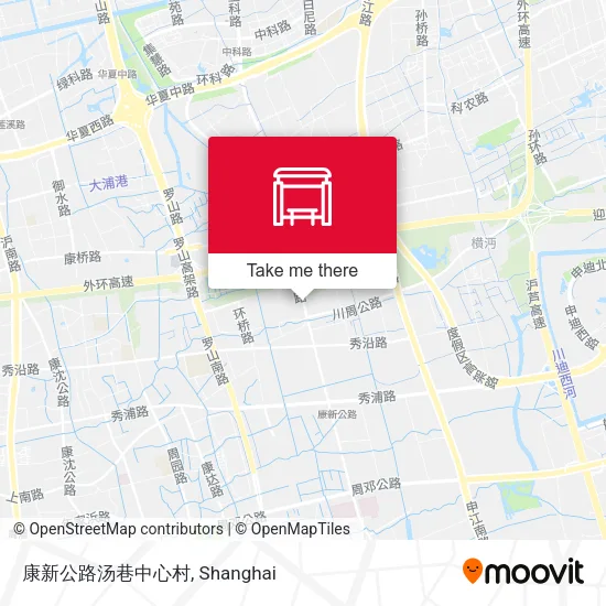 康新公路汤巷中心村 map