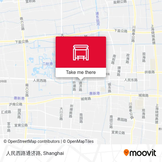 人民西路通济路 map