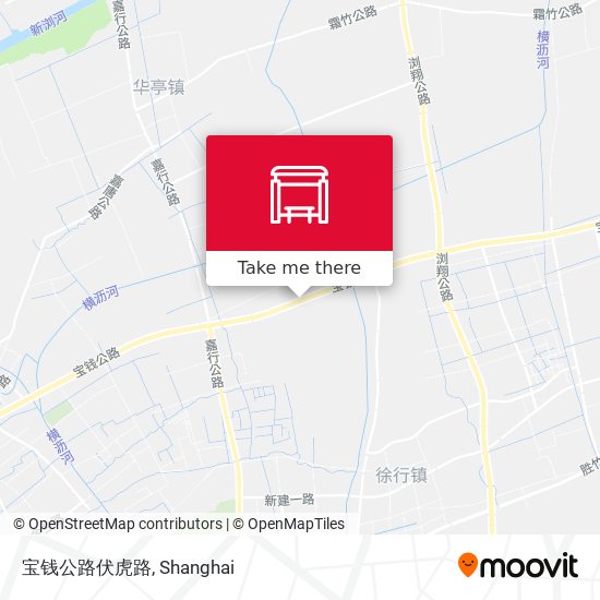 宝钱公路伏虎路 map