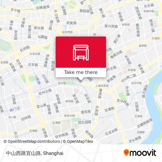 中山西路宜山路 map