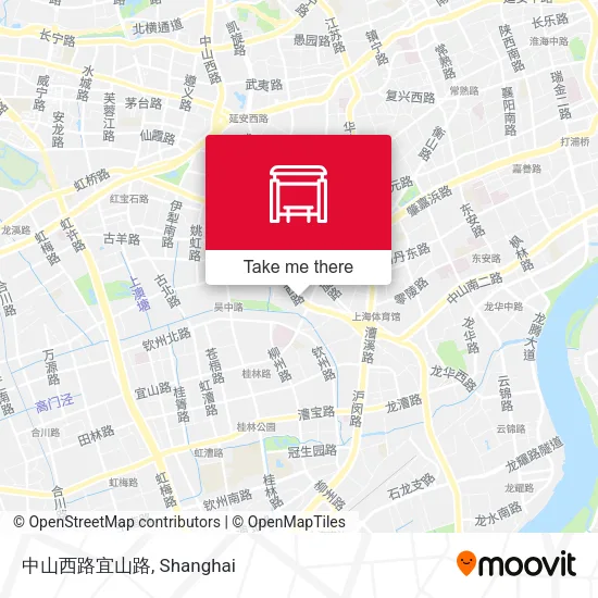 中山西路宜山路 map