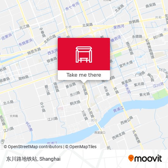 东川路地铁站 map