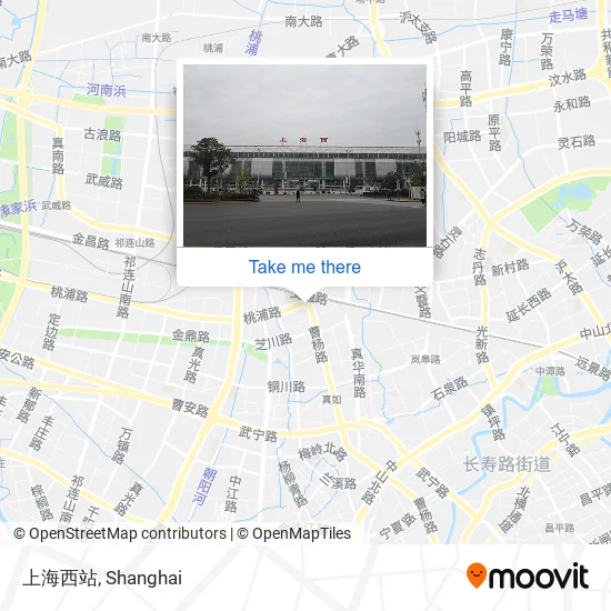上海西站 map