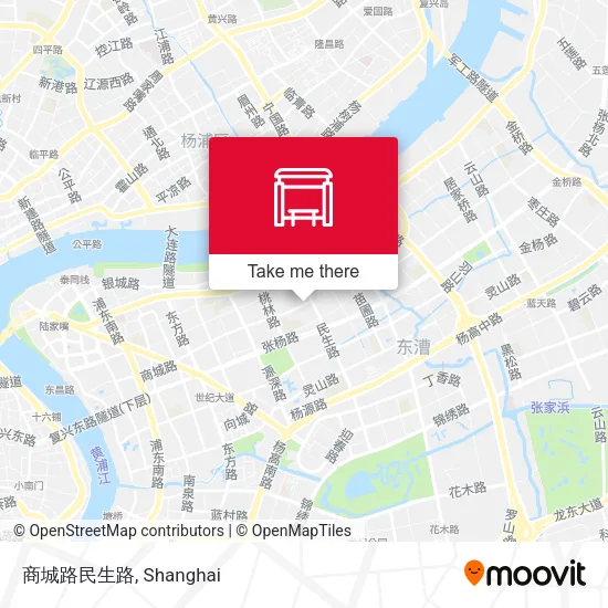 商城路民生路 map