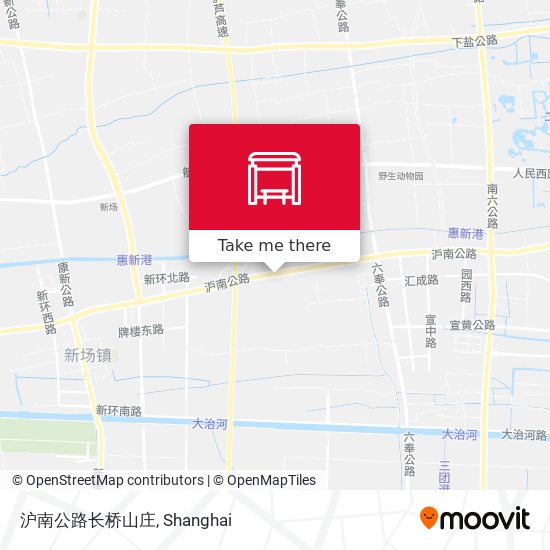 沪南公路长桥山庄 map