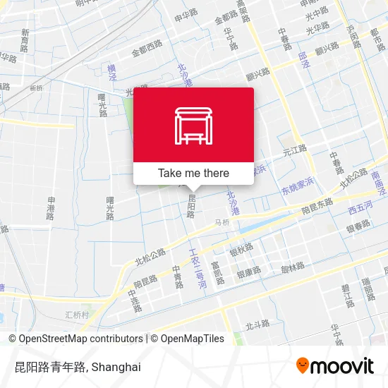 昆阳路青年路 map