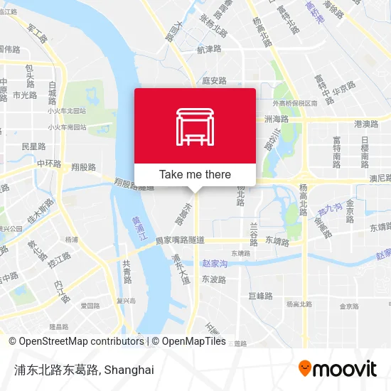 浦东北路东葛路 map